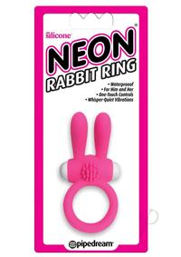 Neon Rabbit Ring Pink